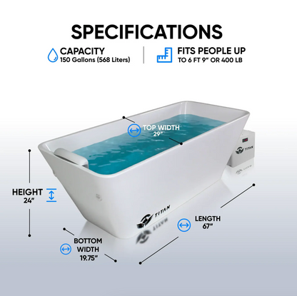 Apex Acrylic Cold Plunge Tub + Chiller Bundle